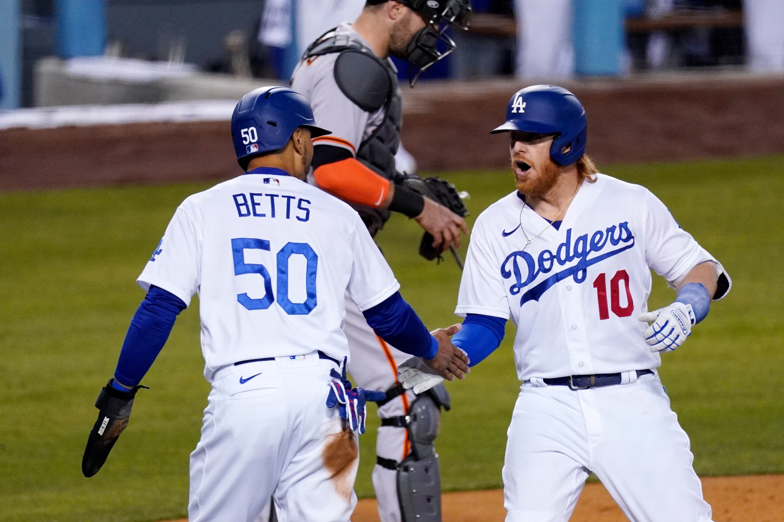 Mookie Betts and Justin Turner