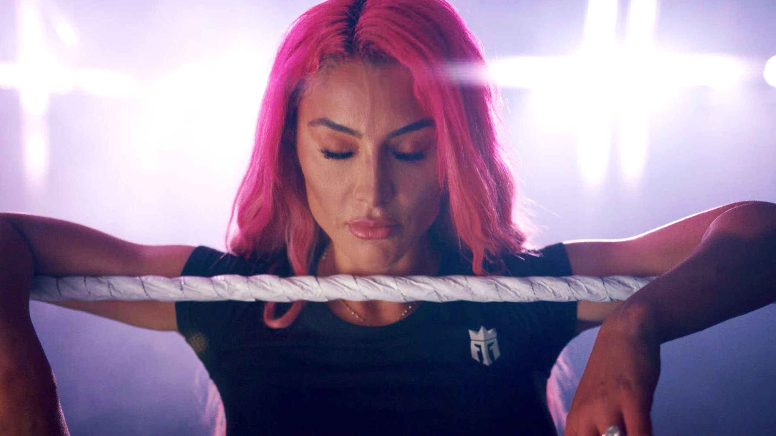 Sooner or later, she's going to have to step in the ring.