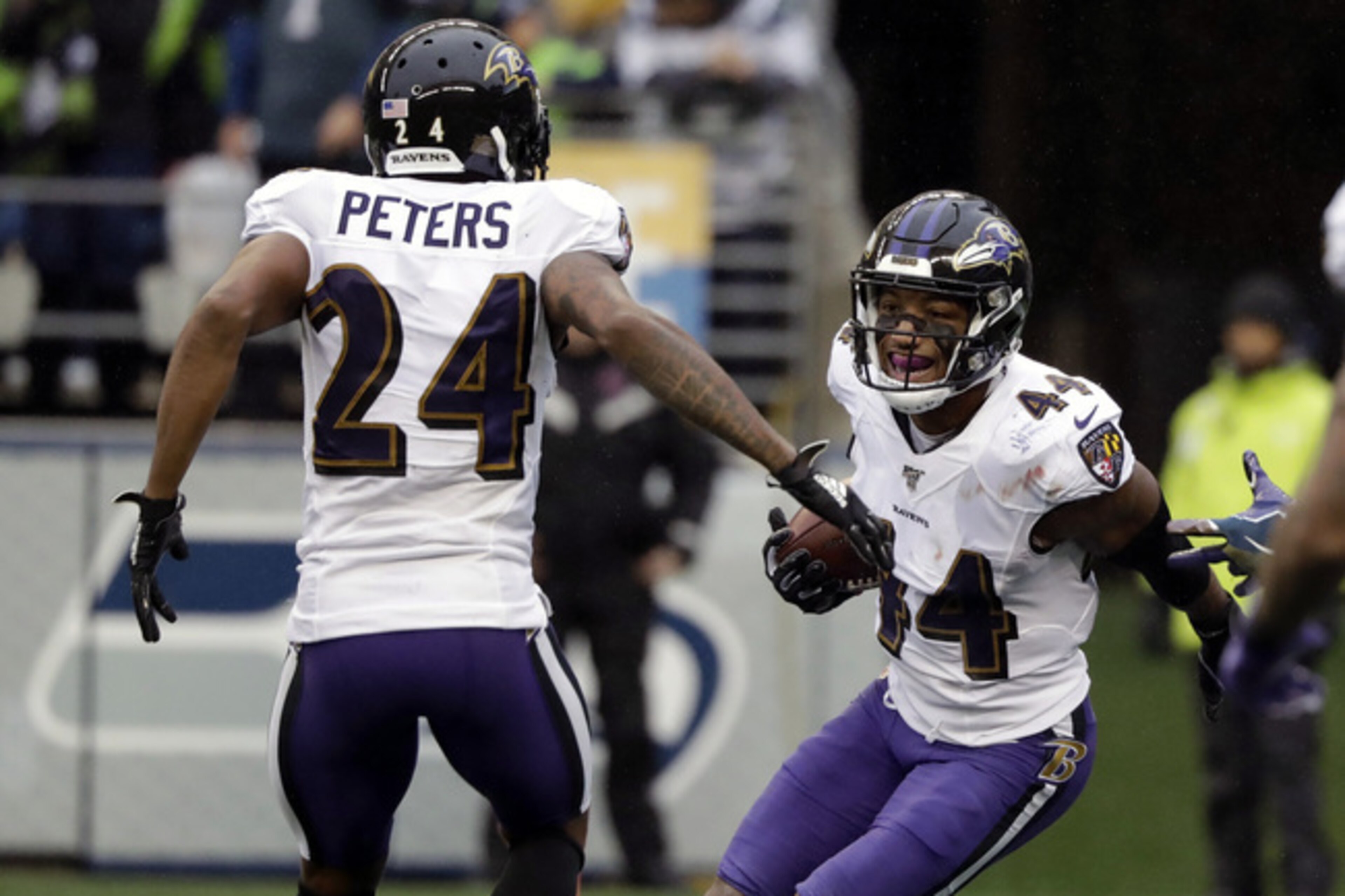 Marcus Peters (left) and Marlon Humphrey (right)