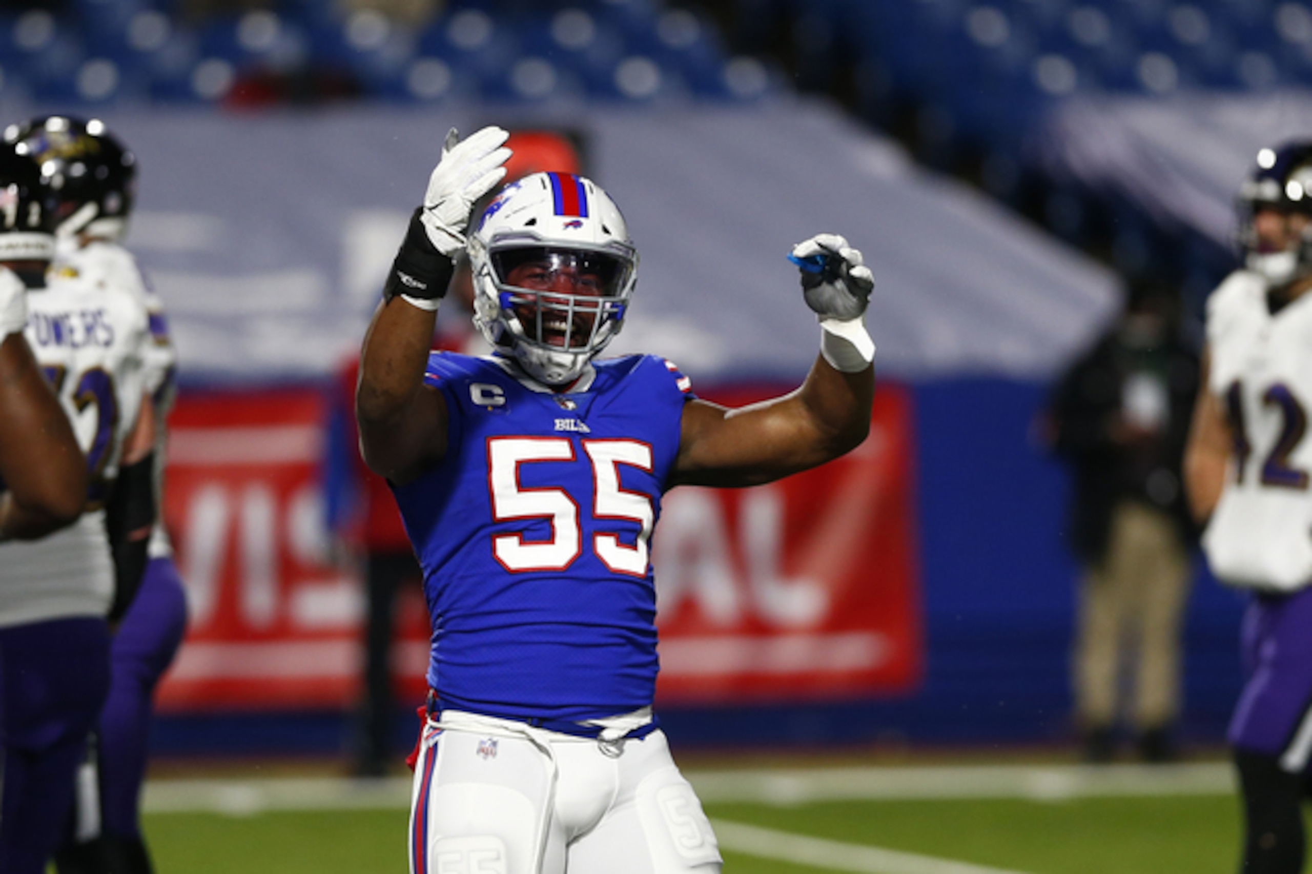 Defensive end Jerry Hughes