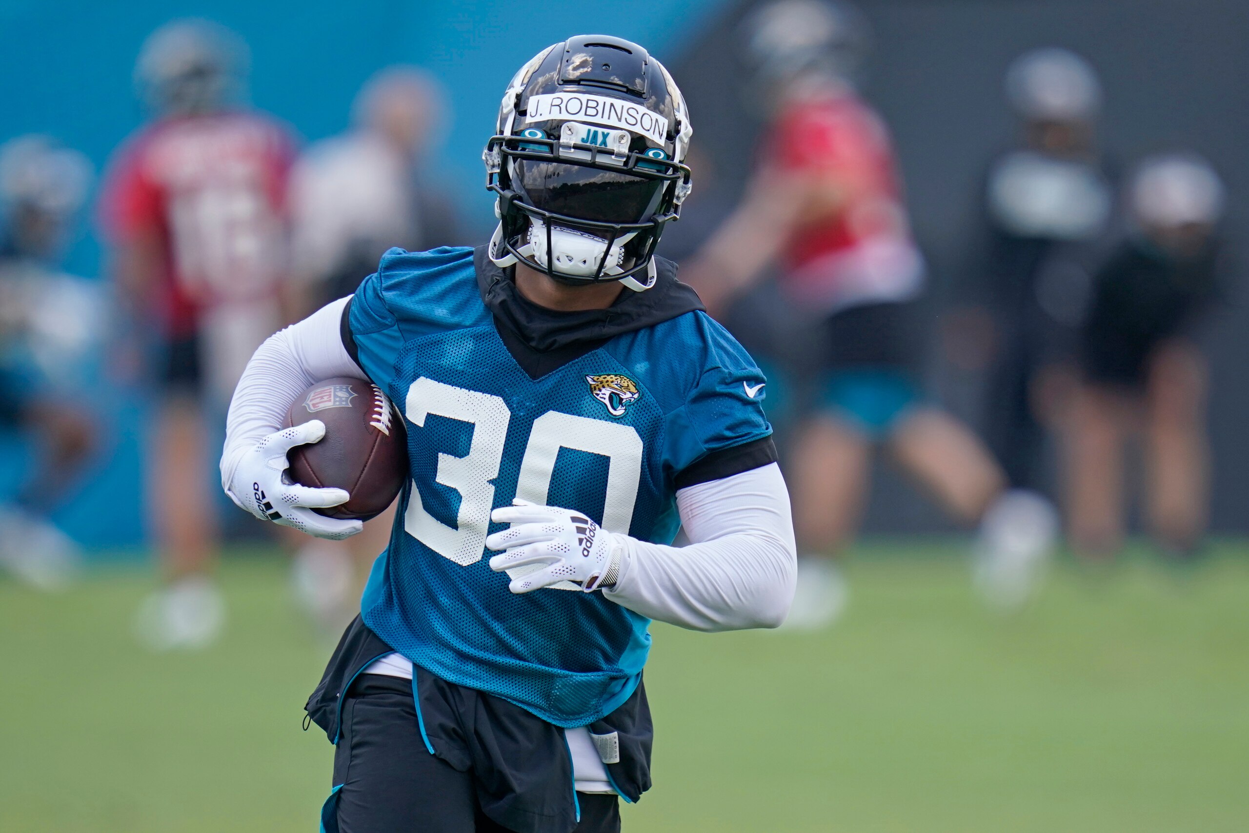 Running back James Robinson