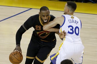 LeBron James and Stephen Curry