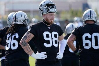 Las Vegas Raiders defensive end Maxx Crosby