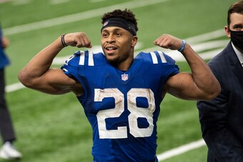 Indianapolis Colts running back Jonathan Taylor