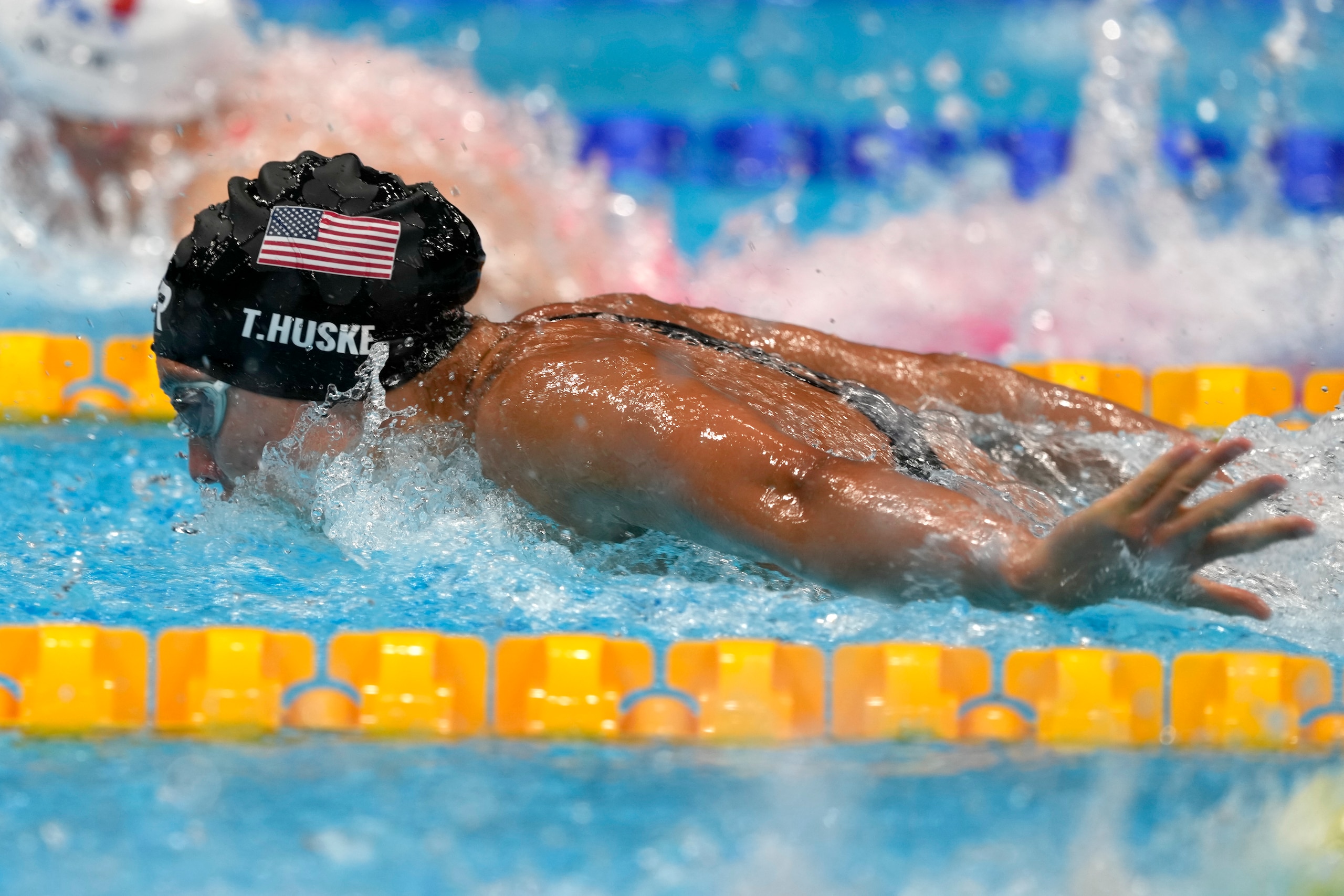 Team USA's Torri Huske missed a medal by millimeters