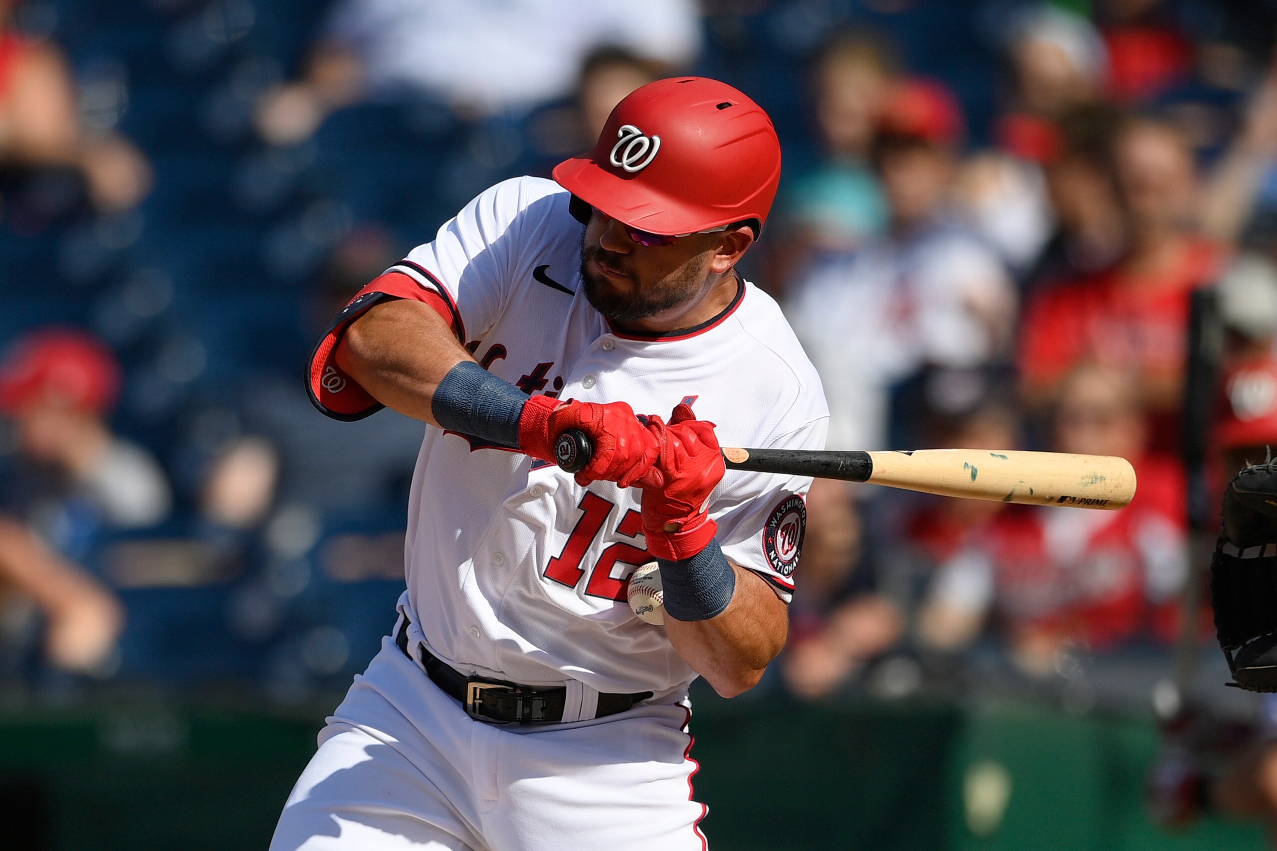 Former Washington National Kyle Schwarber Former Washington National Kyle Schwarber