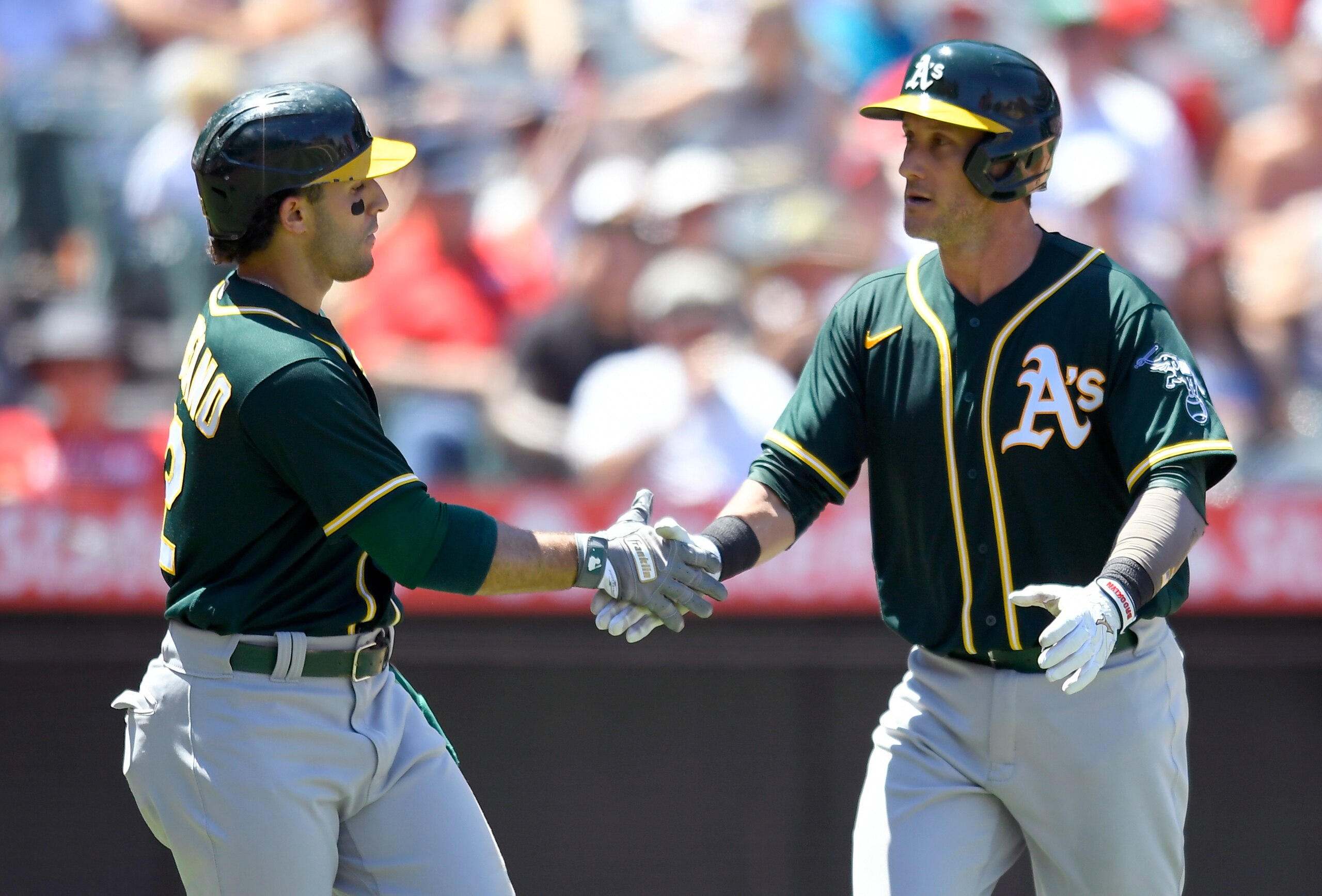 Ramon Laureano (L) and Yan Gomes (R)