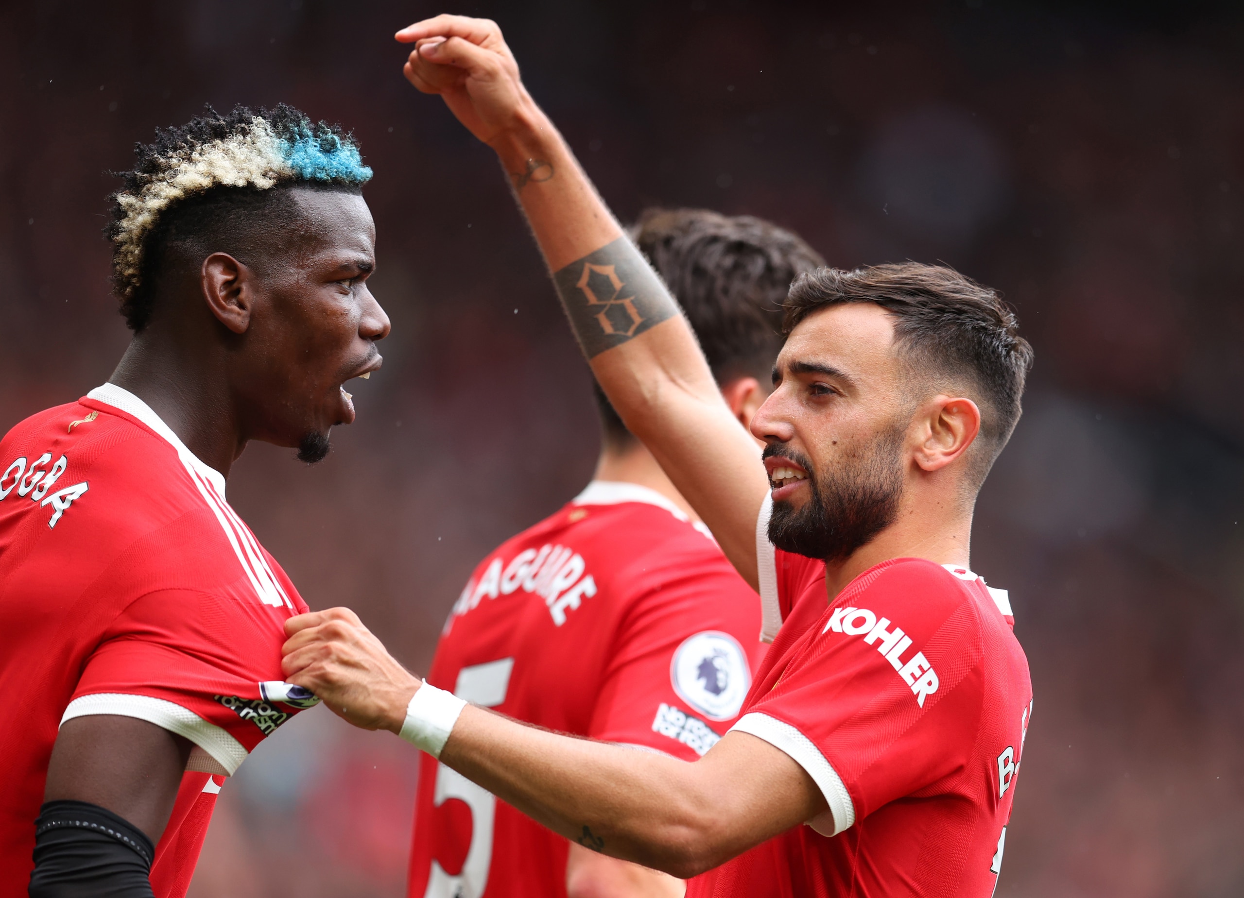 Manchester United's dynamic duo.