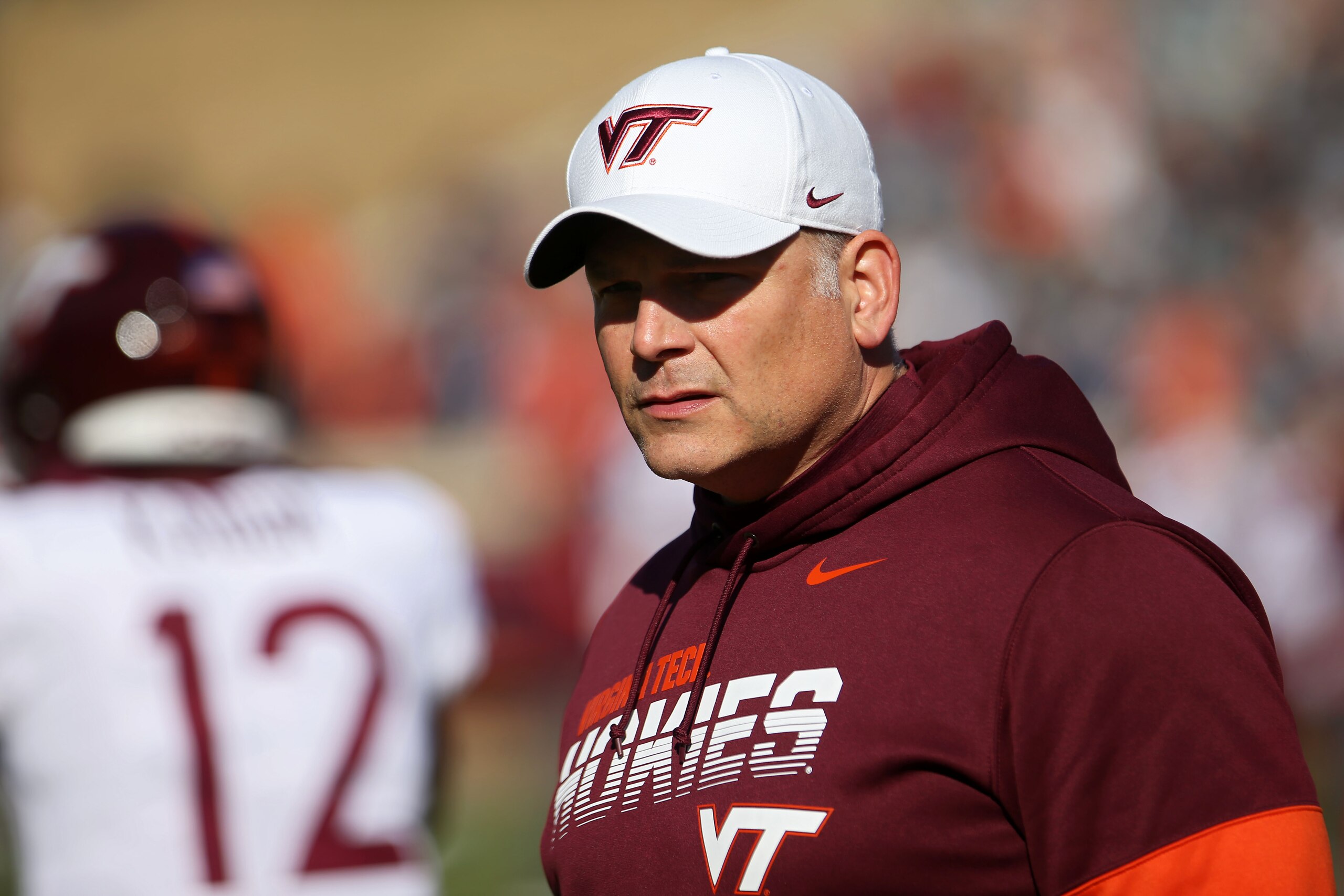 Virginia Tech head coach Justin Fuente