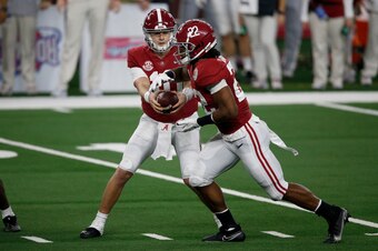 Mac Jones and Najee Harris