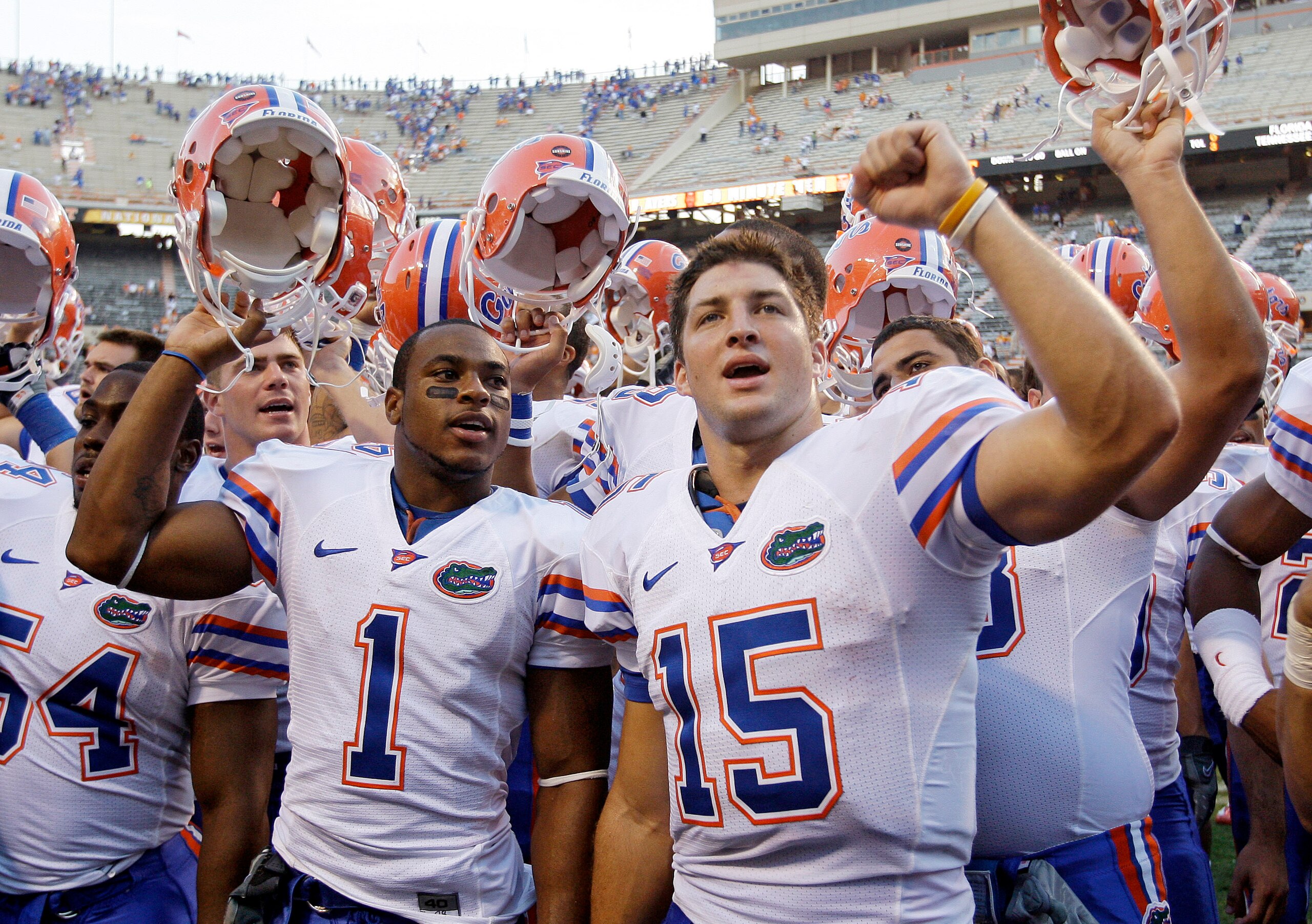 Percy Harvin and Tim Tebow