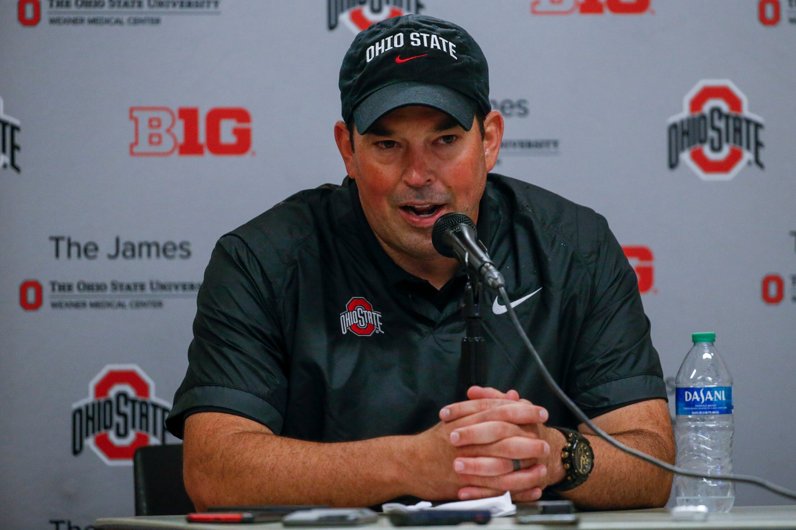 Ohio State head coach Ryan Day