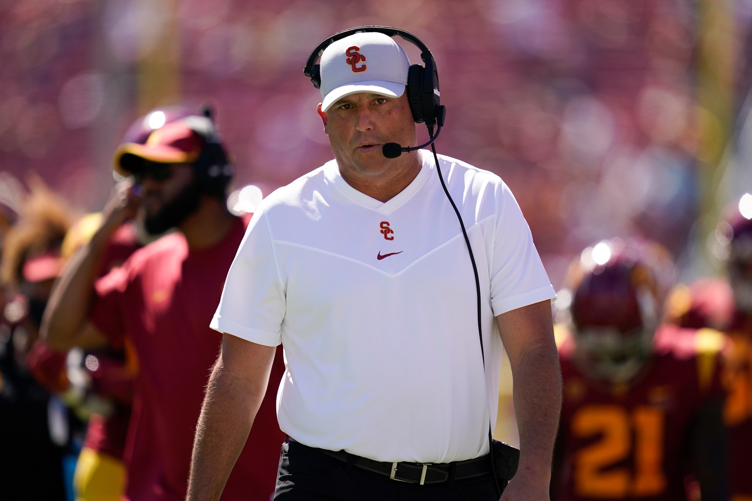 USC head coach Clay Helton