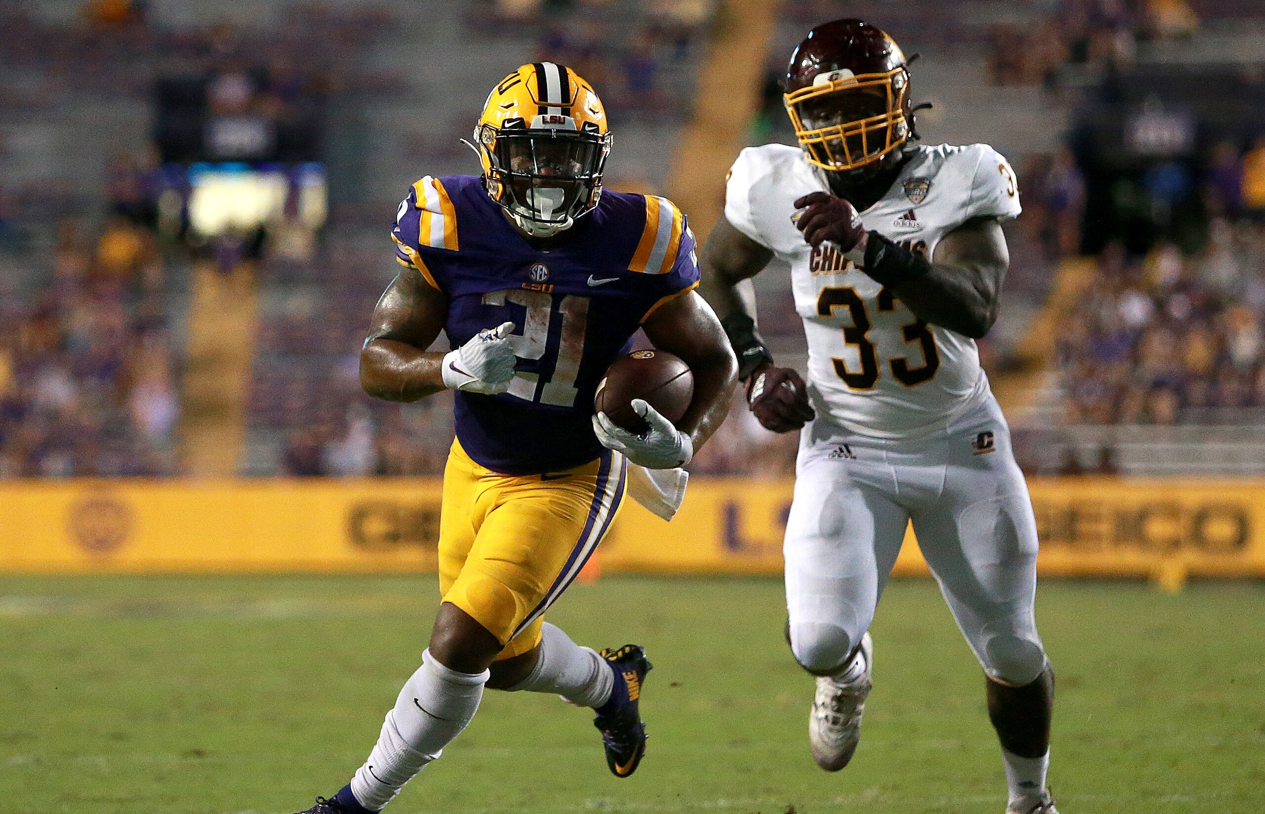 LSU RB Corey Kiner LSU RB Corey Kiner