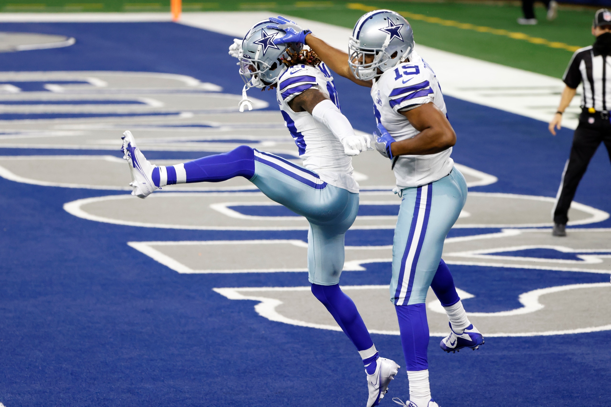 Cowboys WRs CeeDee Lamb (left) and Amari Cooper (right) Cowboys WRs CeeDee Lamb (left) and Amari Cooper (right)
