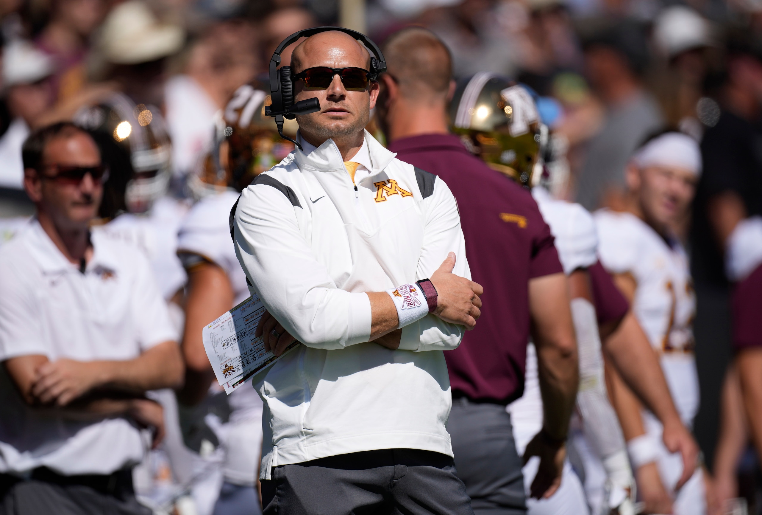Minnesota head coach PJ Fleck