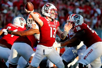 NC State QB Devin Leary