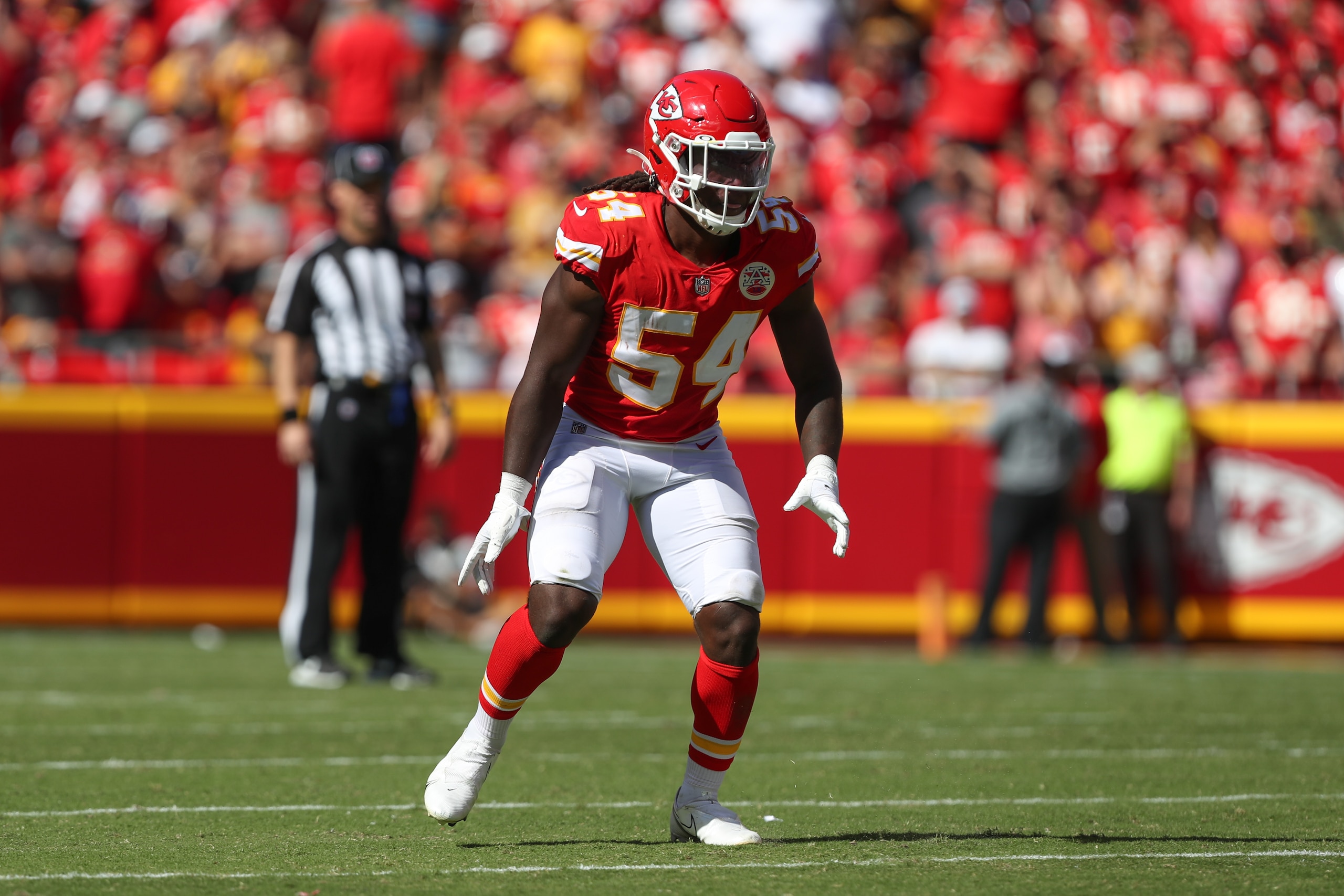 Kansas City Chiefs linebacker Nick Bolton