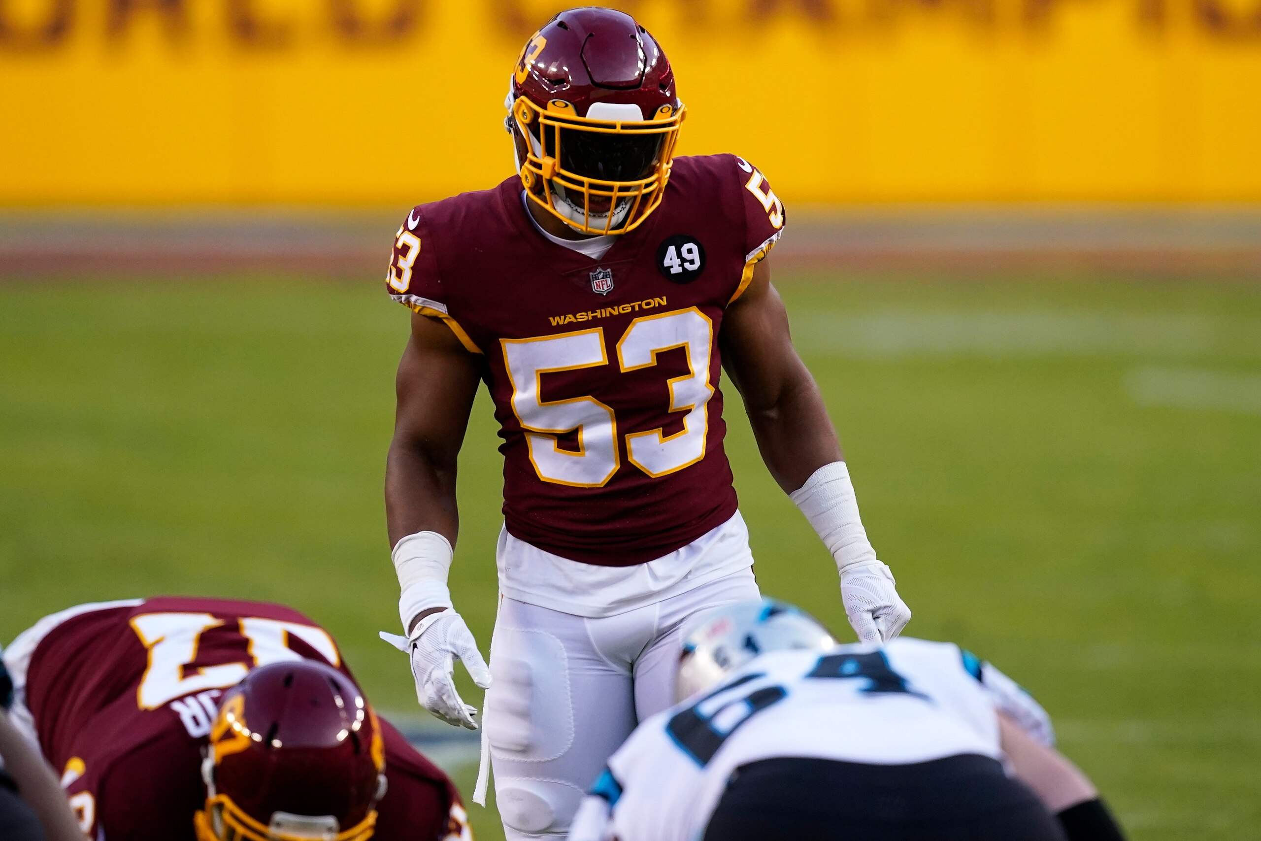 Washington Football Team linebacker Jon Bostic