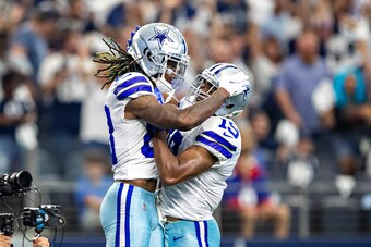 Dallas Cowboys wide receivers CeeDee Lamb and Amari Cooper
