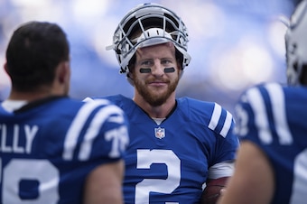 Indianapolis Colts quarterback Carson Wentz