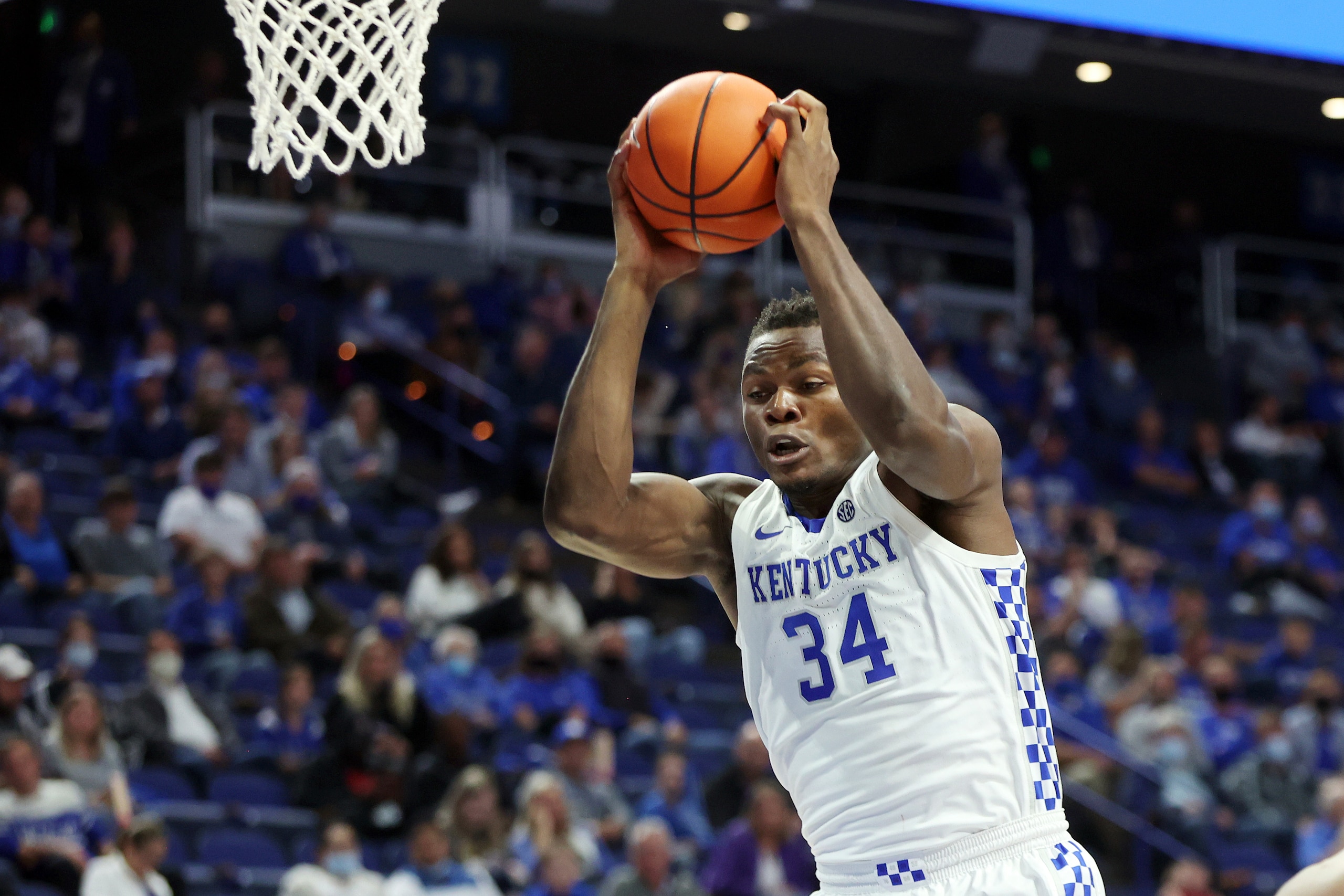 Kentucky's Oscar Tshiebwe Kentucky's Oscar Tshiebwe