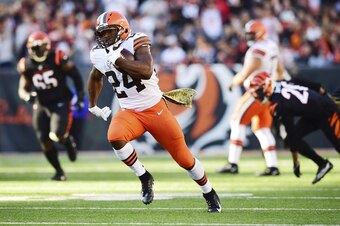 Cleveland Browns running back Nick Chubb