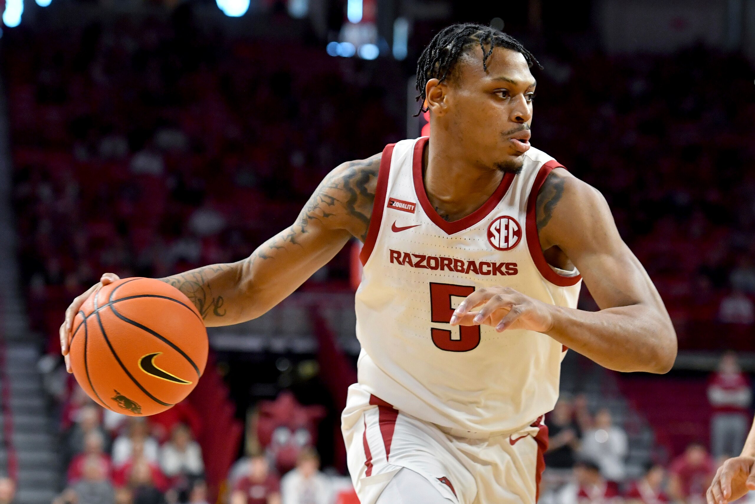 Arkansas' Au'Diese Toney