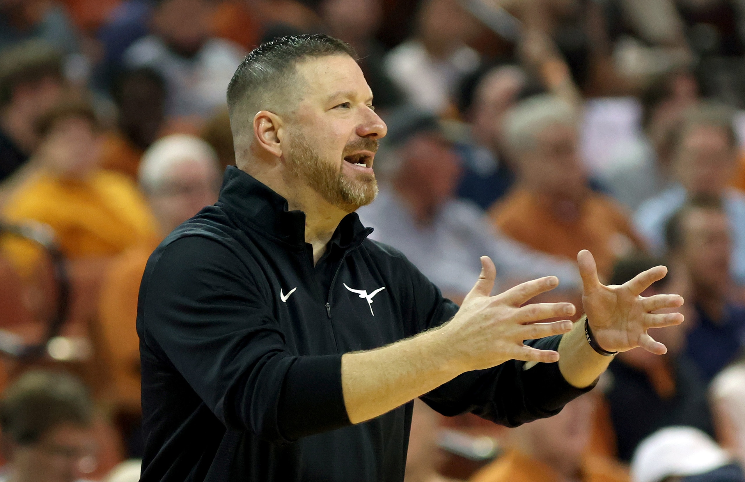 Texas' Chris Beard Texas' Chris Beard