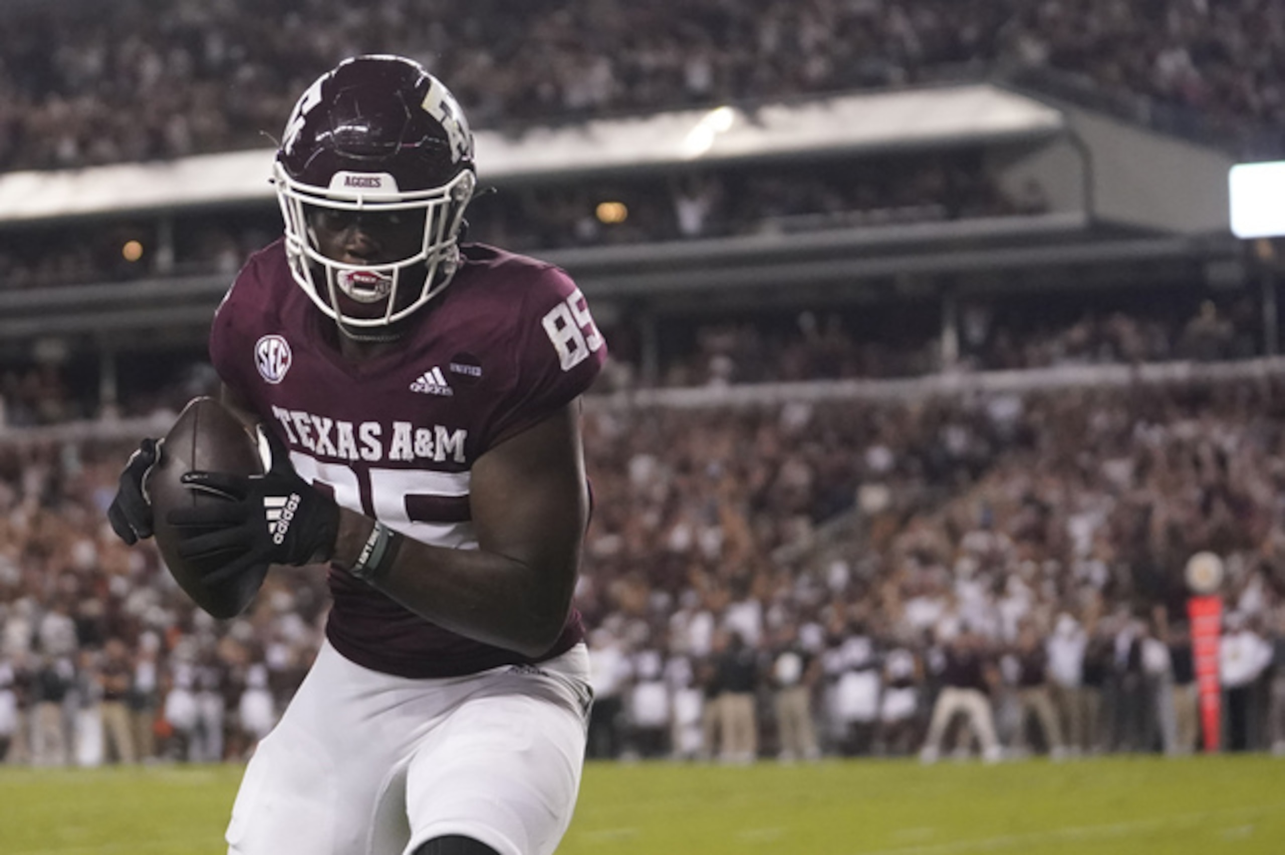 Texas A&M tight end Jalen Wydermyer