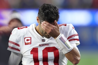 San Francisco 49ers quarterback Jimmy Garoppolo