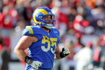 Rams center Brian Allen