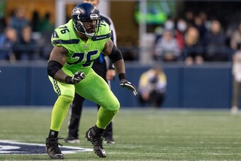 Seahawks offensive tackle Duane Brown