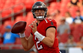 Buccaneers quarterback Kyle Trask