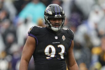 Ravens defensive lineman Calais Campbell
