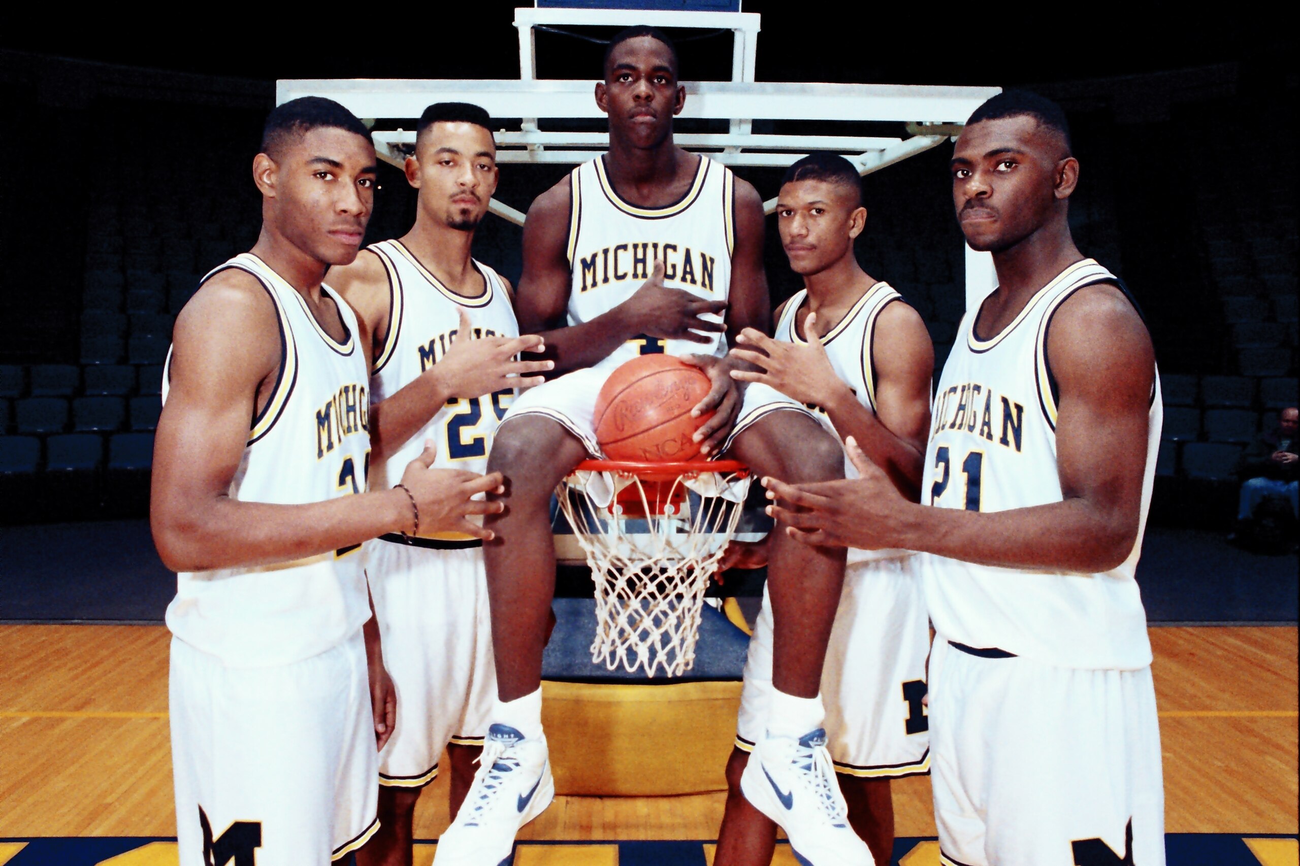 Michigan's Fab Five lineup