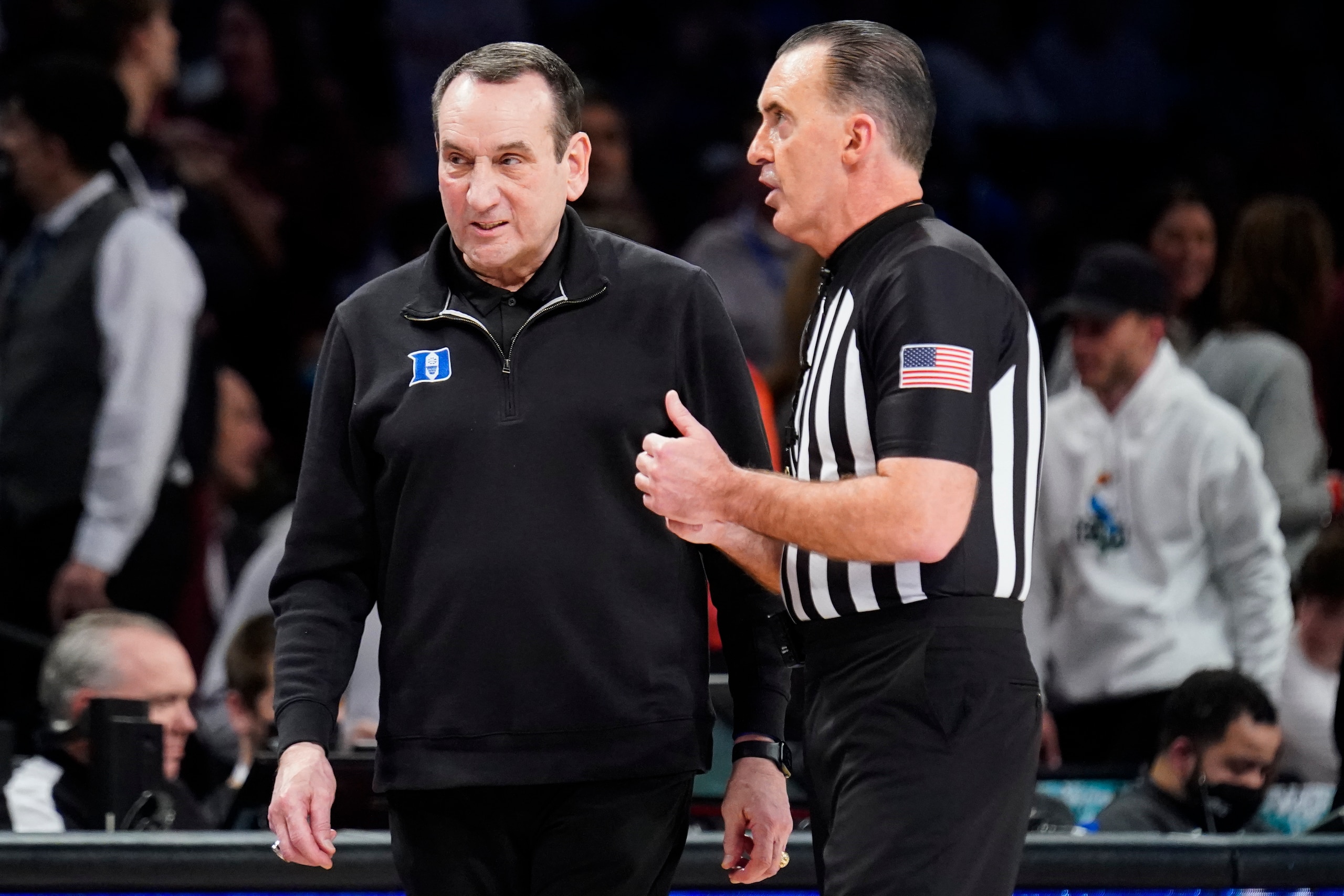 Duke coach Mike Krzyzewski