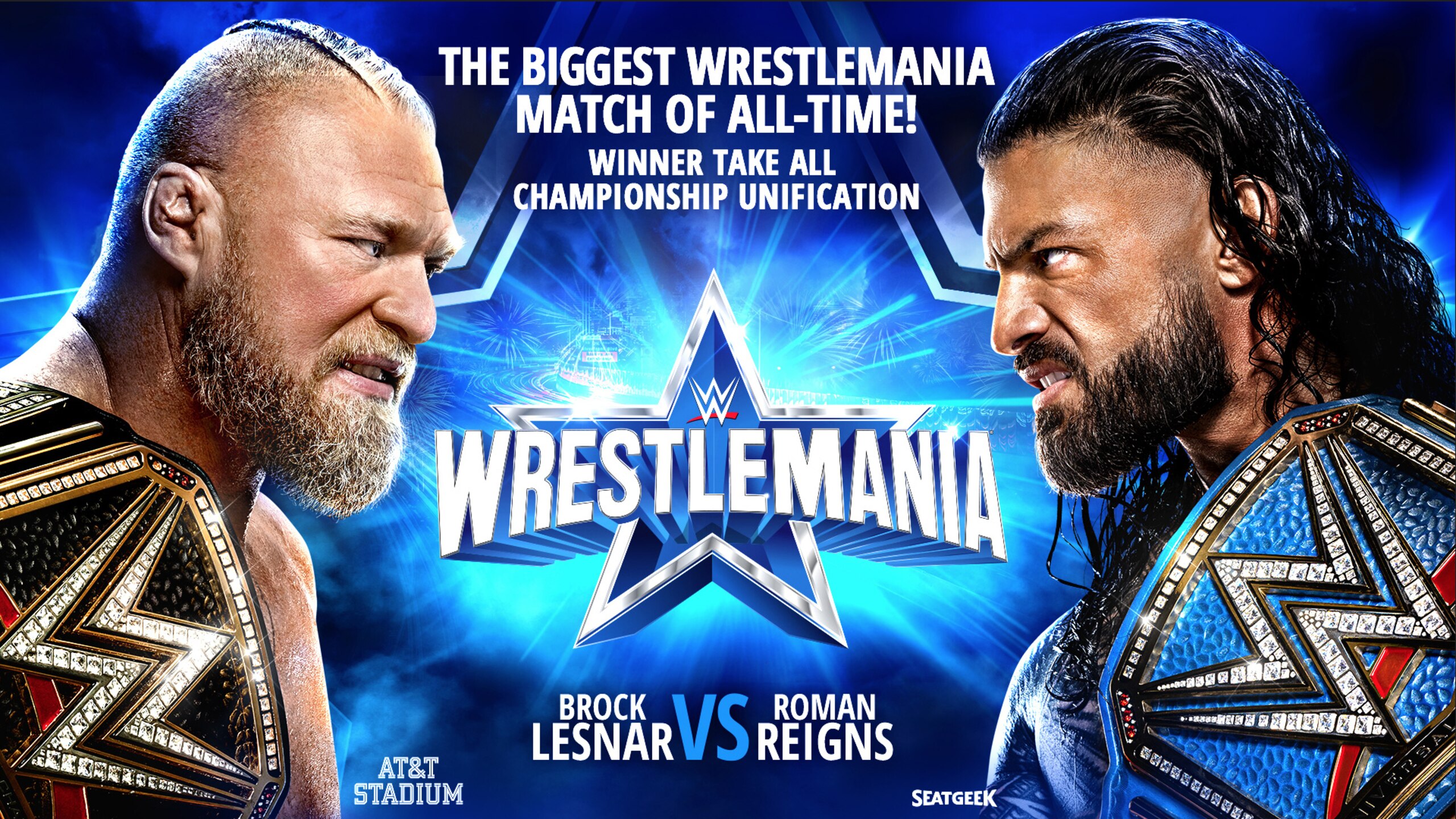 Only two people can say they're in the biggest WrestleMania match of all time.