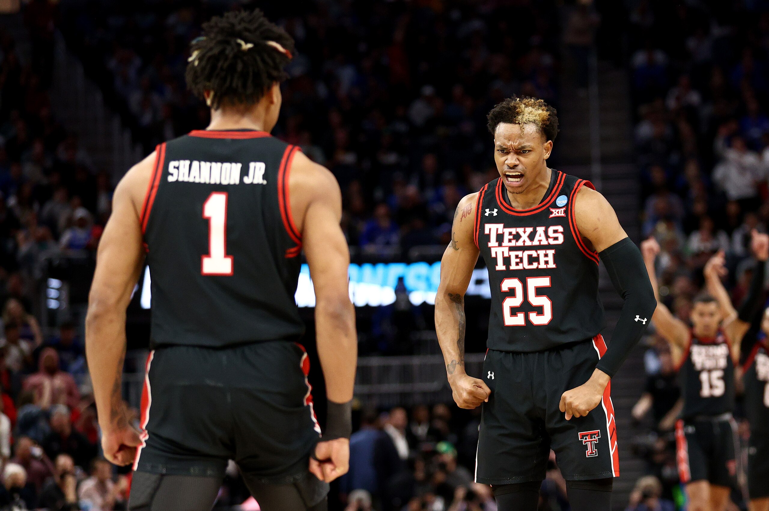 Texas Tech's Adonis Arms and Terrence Shannon Jr.