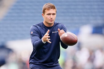 Seattle Seahawks quarterback Drew Lock