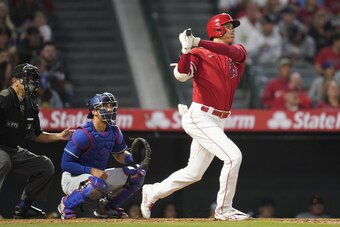 Shohei Ohtani's swing is made to crush baseballs.