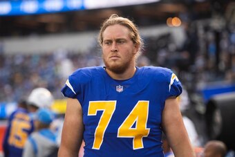 Los Angeles Chargers right tackle Storm Norton