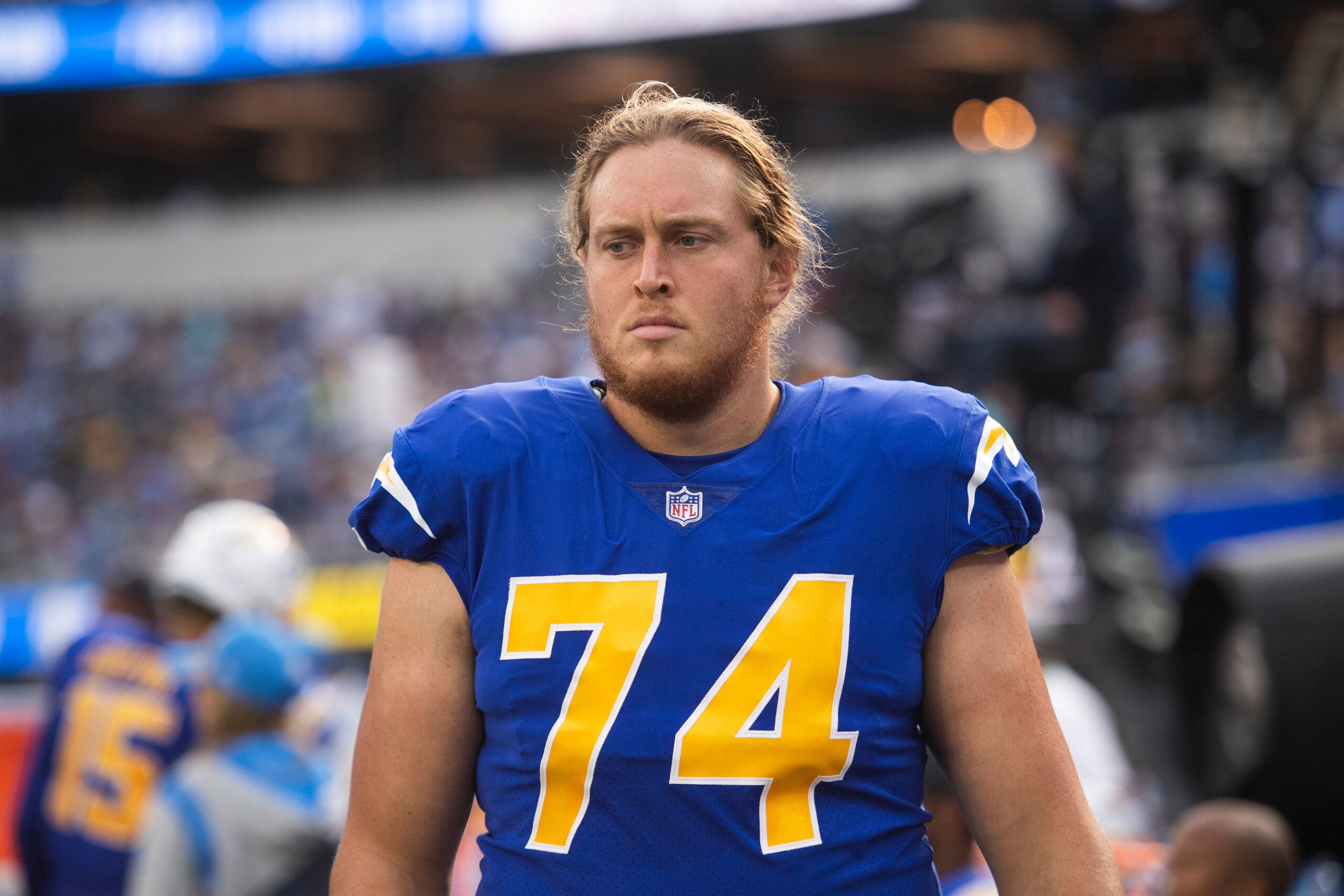 Los Angeles Chargers right tackle Storm Norton