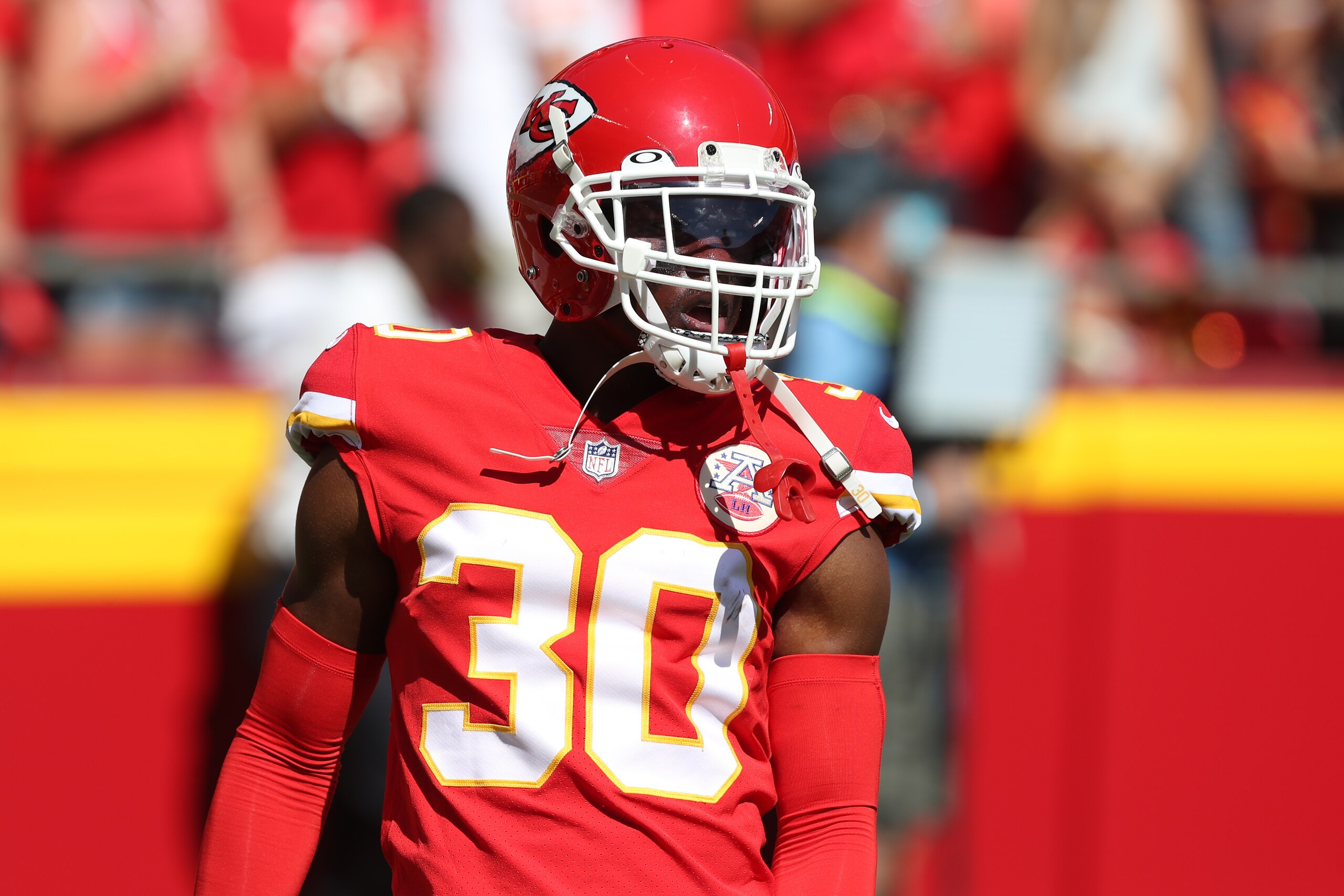 Kansas City Chiefs cornerback Deandre Baker