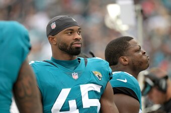 Jacksonville Jaguars edge-rusher K'Lavon Chaisson