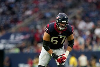 Houston Texans right tackle Charlie Heck