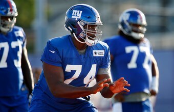 New York Giants offensive tackle Matt Peart