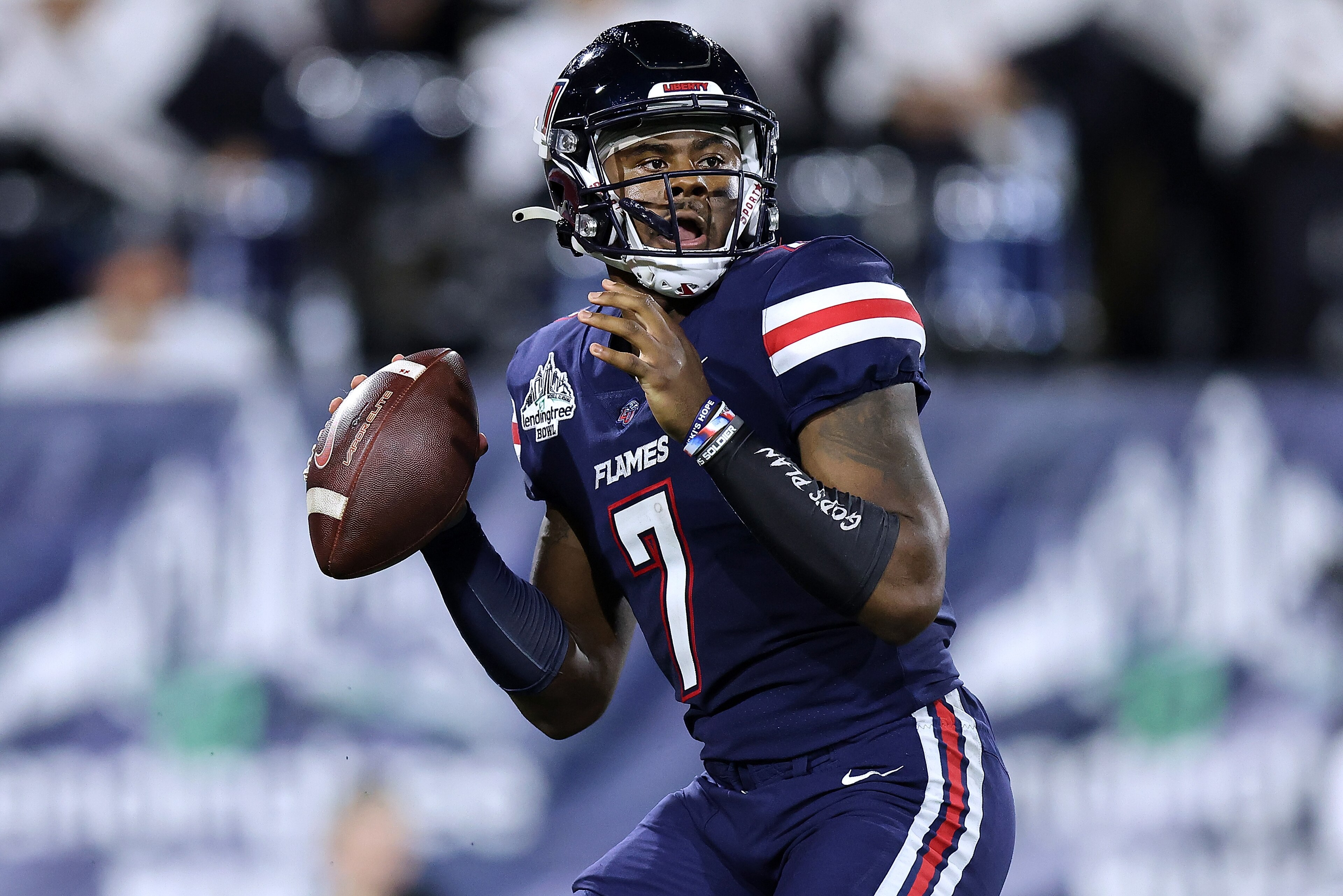 Liberty quarterback Malik Willis Liberty quarterback Malik Willis