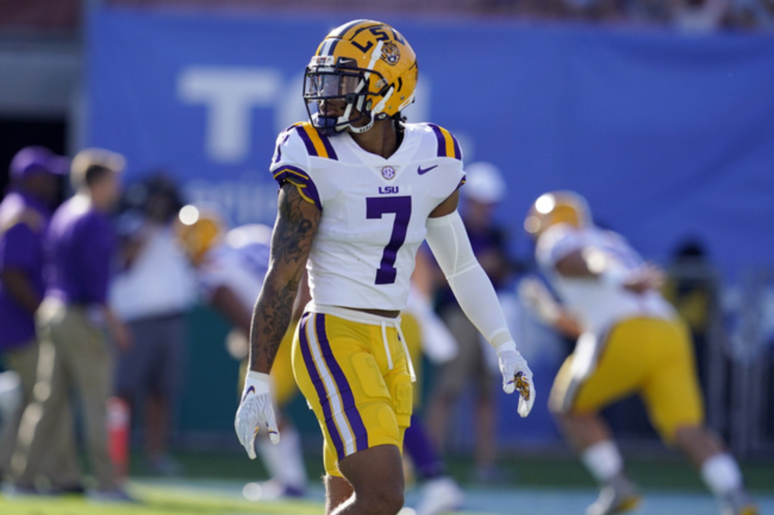 LSU cornerback Derek Stingley Jr.