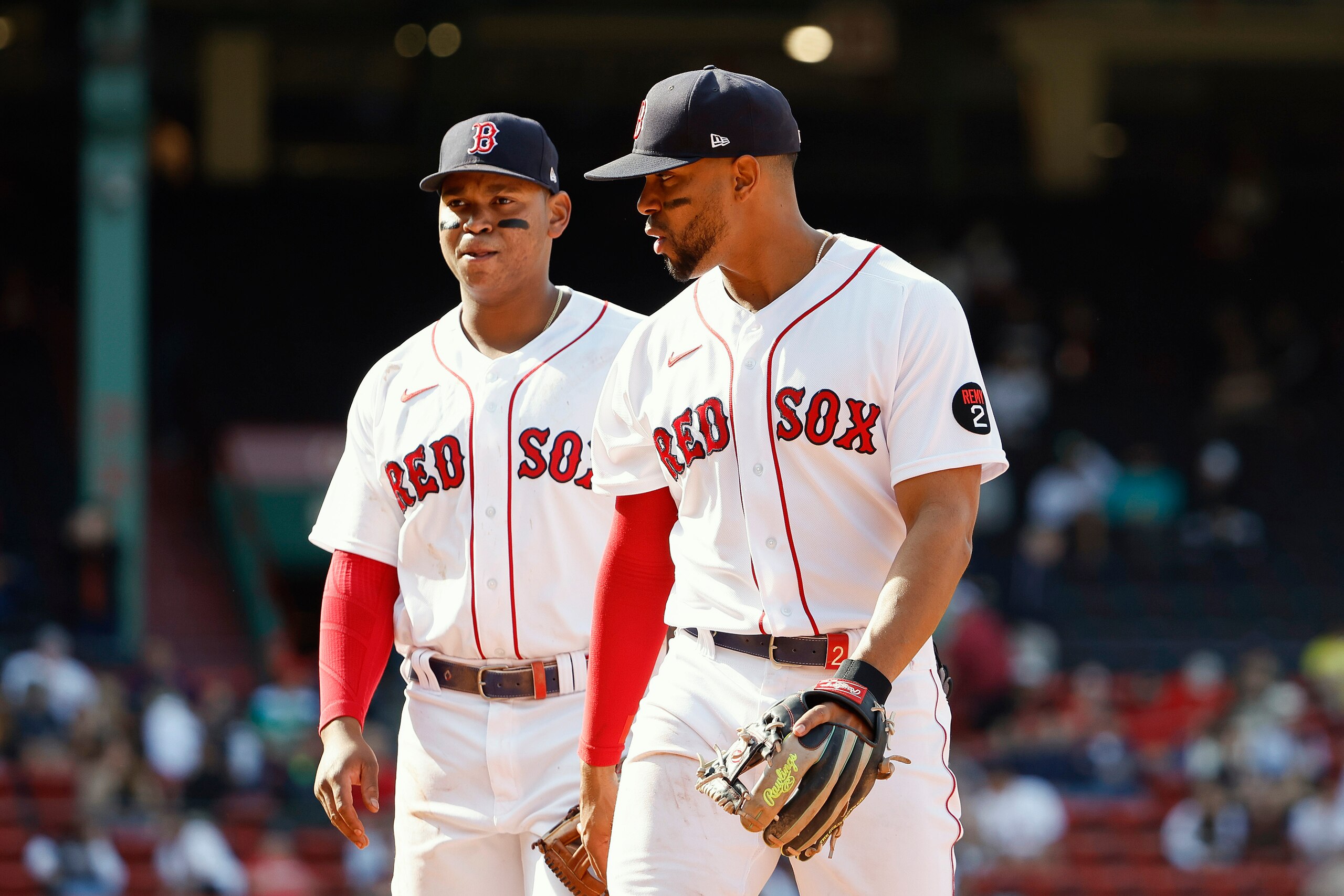 Rafael Devers and Xander Bogaerts Rafael Devers and Xander Bogaerts